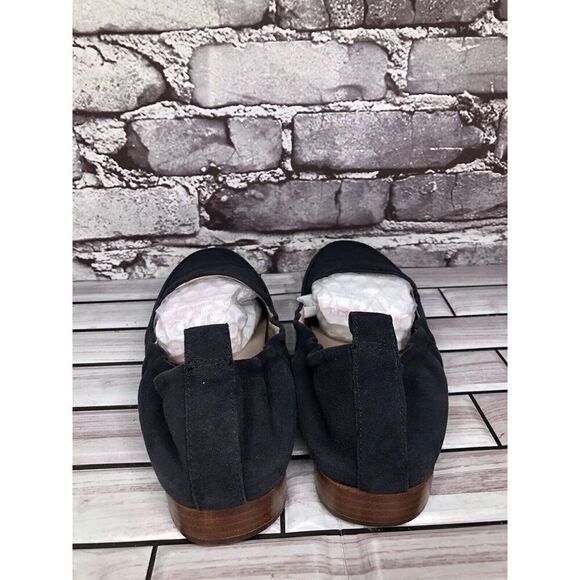 Abeo Bio System Jean Navy Blue Suede Leather Flats Shoes Women’s Sz 6N US/36.5EU - Picture 8 of 16